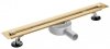 AQUALine Odpływ liniowy podłogowy złoty/gold SUPER SLIM INVISIBLE 100cm RSP01GL NOWOŚĆ